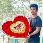 Luxurious Heart Flower Hamper