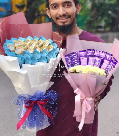 Eid Special Money & Chocolate Combo Bouquet