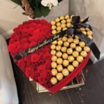 Ferrero Rocher with flower box