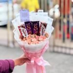 flowers Bouquet with Chocolate