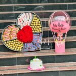 luxury Box with Cake & Balloon Bouquet