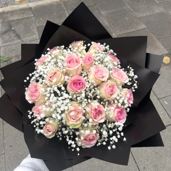 Pink Rose & Gypsy Luxury Bouquet