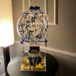 Premium Cake with Balloon Box – Luxury Lighted Birthday Surprise in Dhaka
