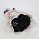 15 Pcs Black Roses Bouquet - Image 3