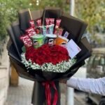 Chocolate & Red Rose Luxury Snack Bouquet