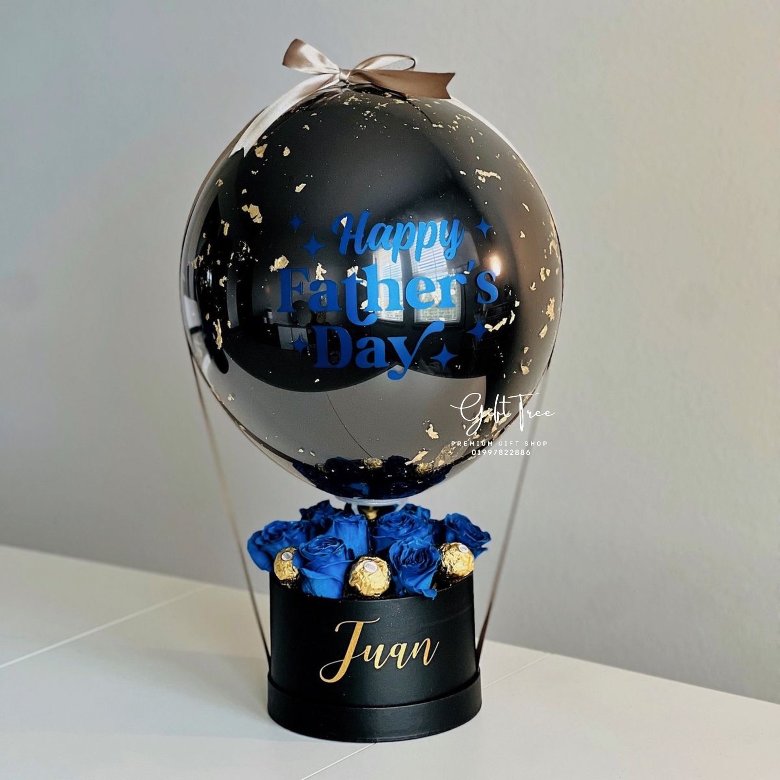 Artificial-Flower-with-Balloon.jpeg Artificial Flower with Balloon - Image 1