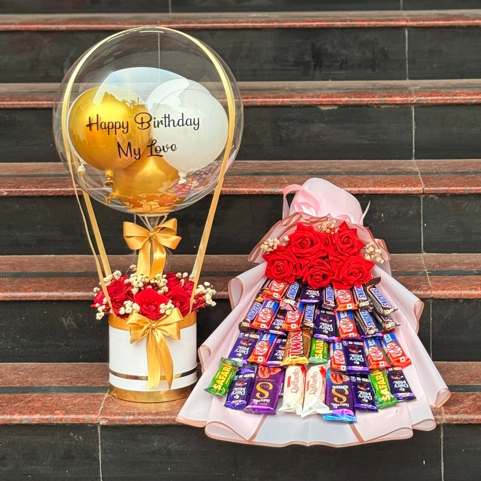 Chocolate-Balloon-Hamper-scaled-1.jpeg Chocolate & Balloon Hamper - Image 1