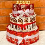 Chocolate Tower with KitKat Galaxy & Ferrero Rocher