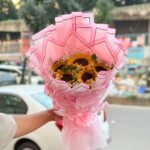 5pcs Sunflowers Boquuet