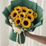 Emerald Sunflower bouquet