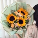 Sunflower & Peach Rose Fusion