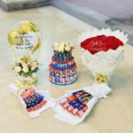 Balloon & Chocolate Bouquet Combo Gift Package