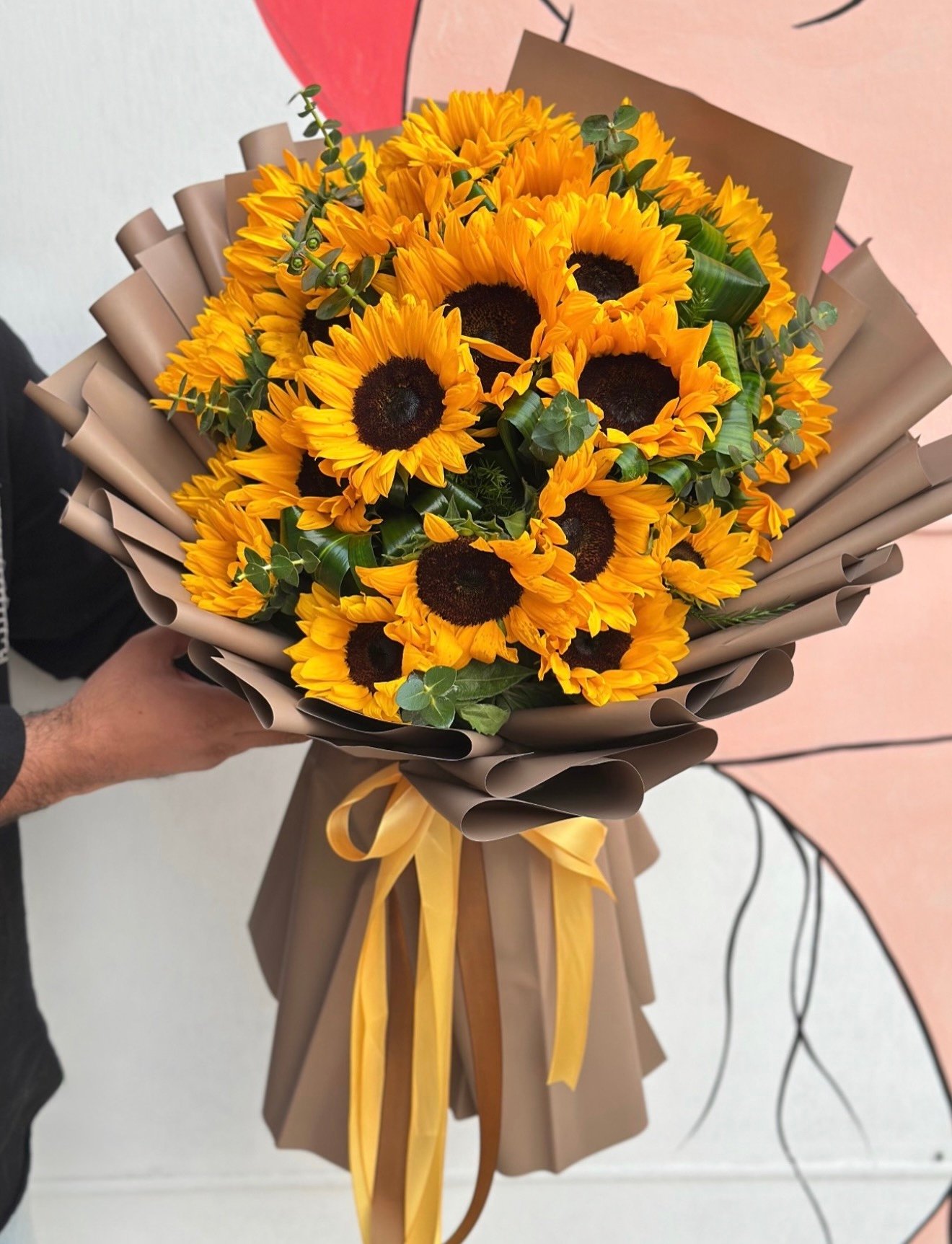 Screenshot Mocha Sunflower Harmony Bouquet - Image 1