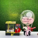 Happy New Year 2026 Cake & Balloon Gift Combo