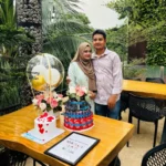 Anniversary Gift Set with Chocolate, Balloon & Photo Frame