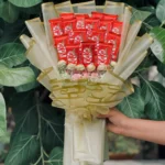 KitKat Bouquet With Flower & Rocher