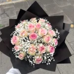 Pink Rose & Gypsy Luxury Bouquet