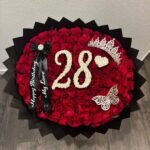 Birthday Special Bouquet with 80–90 Red Roses