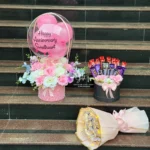 Anniversary Balloon bouquet & Chocolate Box
