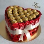 Heart Shape KitKat & Ferrero Rocher Gift