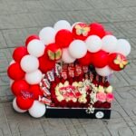 Premium chocolate & flower with Balloon