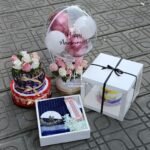 Chocolate Tower, Cake, Balloon Bouquet, Sharee Hamper