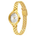 Gold Edit With Silver Dial Stainless Steel Strap Watch - Image 2