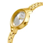 Gold Edit With Silver Dial Stainless Steel Strap Watch - Image 3