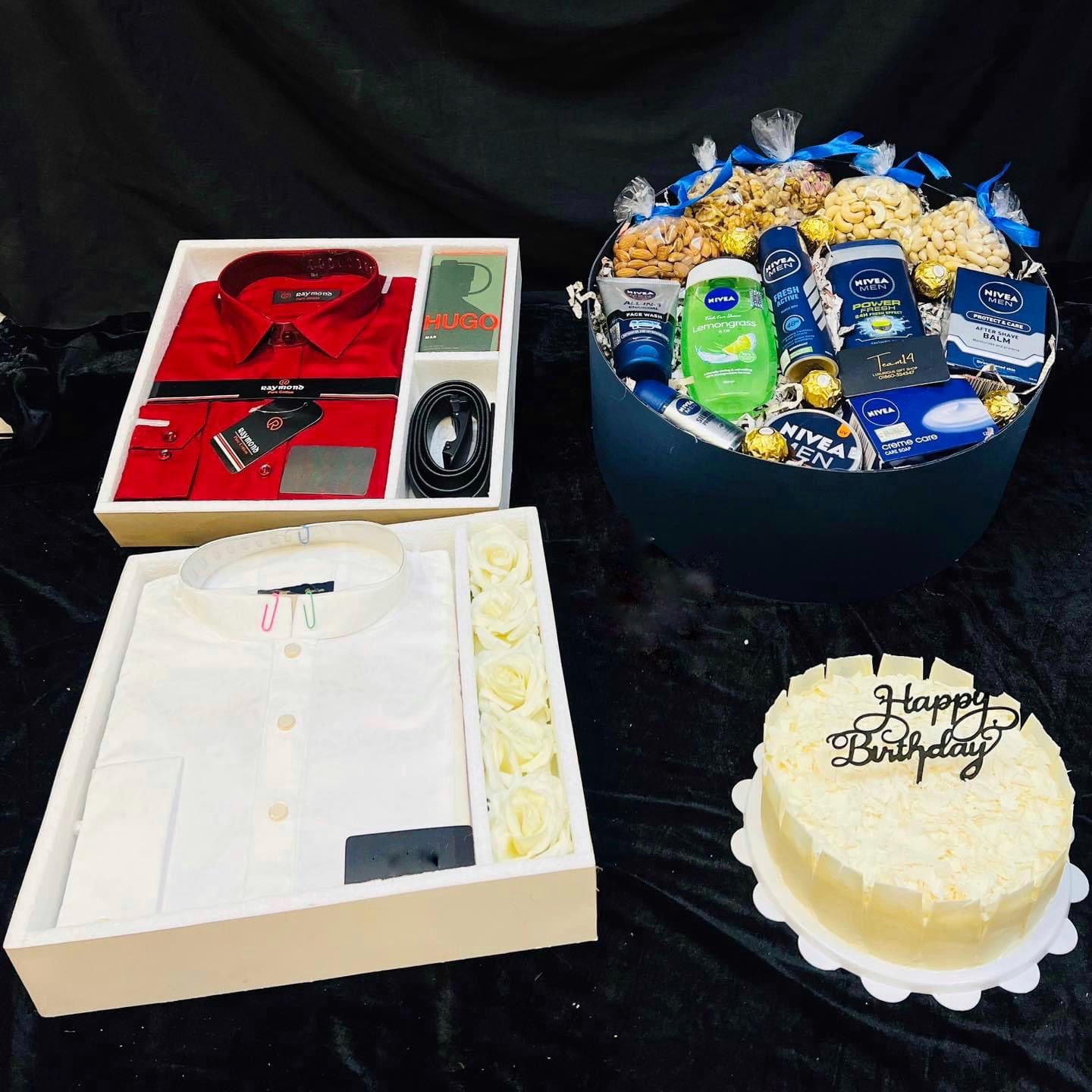 WhatsApp Image 2026-01-22 at 03.43.58 (1) Men's Apparel & Nivea Grooming Hamper - Image 1