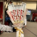 Kinder Bueno Bouquet with Baby’s Breath