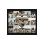 Custom Heart Shape Photo Collage Frame