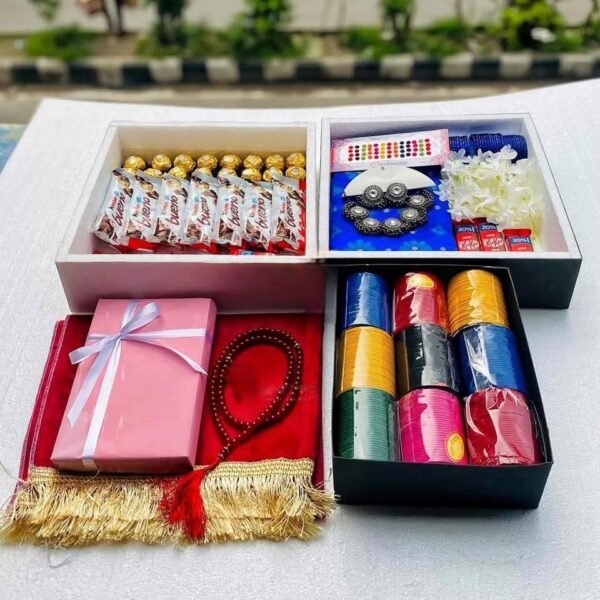 Luxury Islamic & Sharee Gift Hamper with Chocolate Box