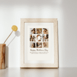 Minimal MOM Memory Photo Frame for Mother’s Day