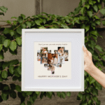 Personalized Heart Collage Mother’s Day Photo Frame