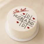 Best Husband Vanilla Cake – Romantic Designer Cake