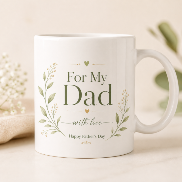 For My Dad Mug – Father's Day Ceramic Coffee Mug