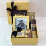 Personalized Father’s Day Gift Hamper with Photo Frame, Chocolates & Grooming Set