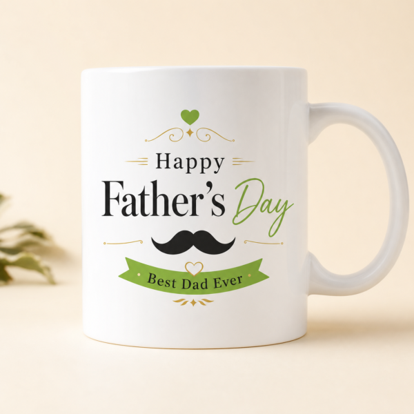 Personalized Father’s Day Mug – Best Dad Ever Coffee Mug